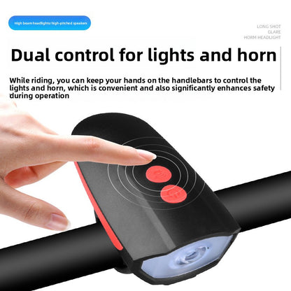 Gurexa™ Rechargeable Bike Light + Horn