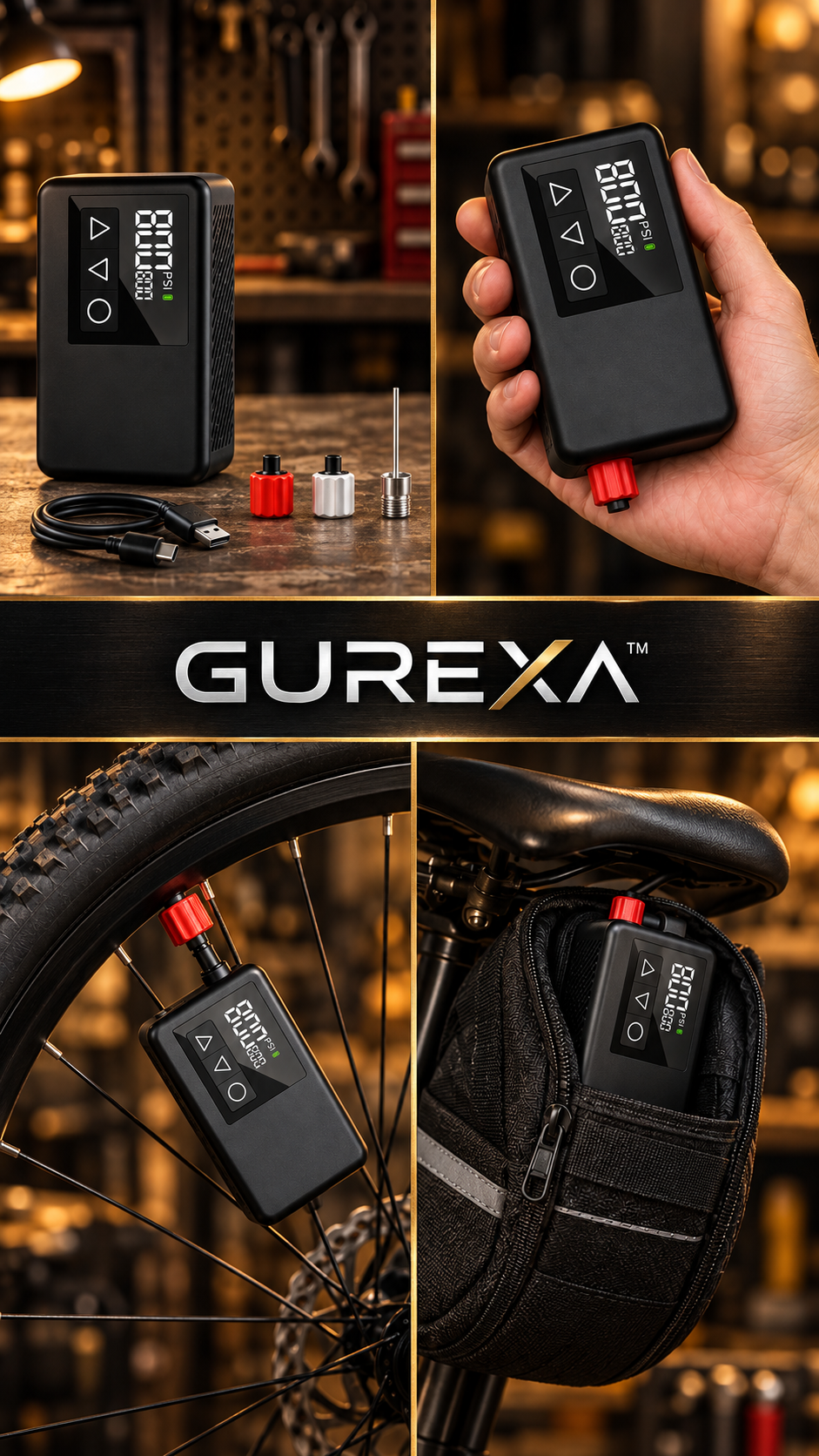 Gurexa™ Smart Tire Inflator